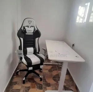 Electric Adjustable Desk With Furgle Game Chair