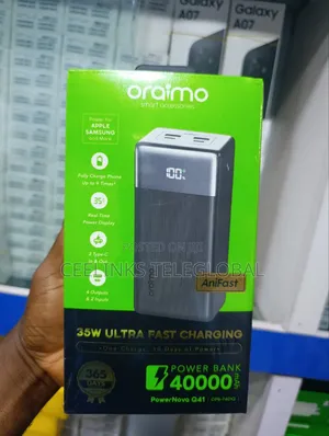 New Oraimo 40000mah Superior Quality Power Bank