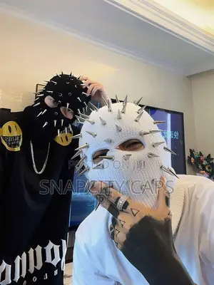 Y2k Spiked Knit Balaclava