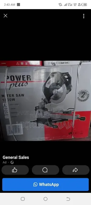 Brand New Power Plus Mitre Saw