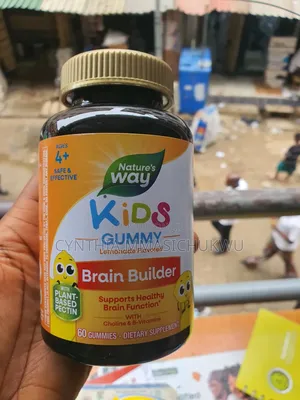 Kids Brain Builder Gummies, Lemonade Flavored