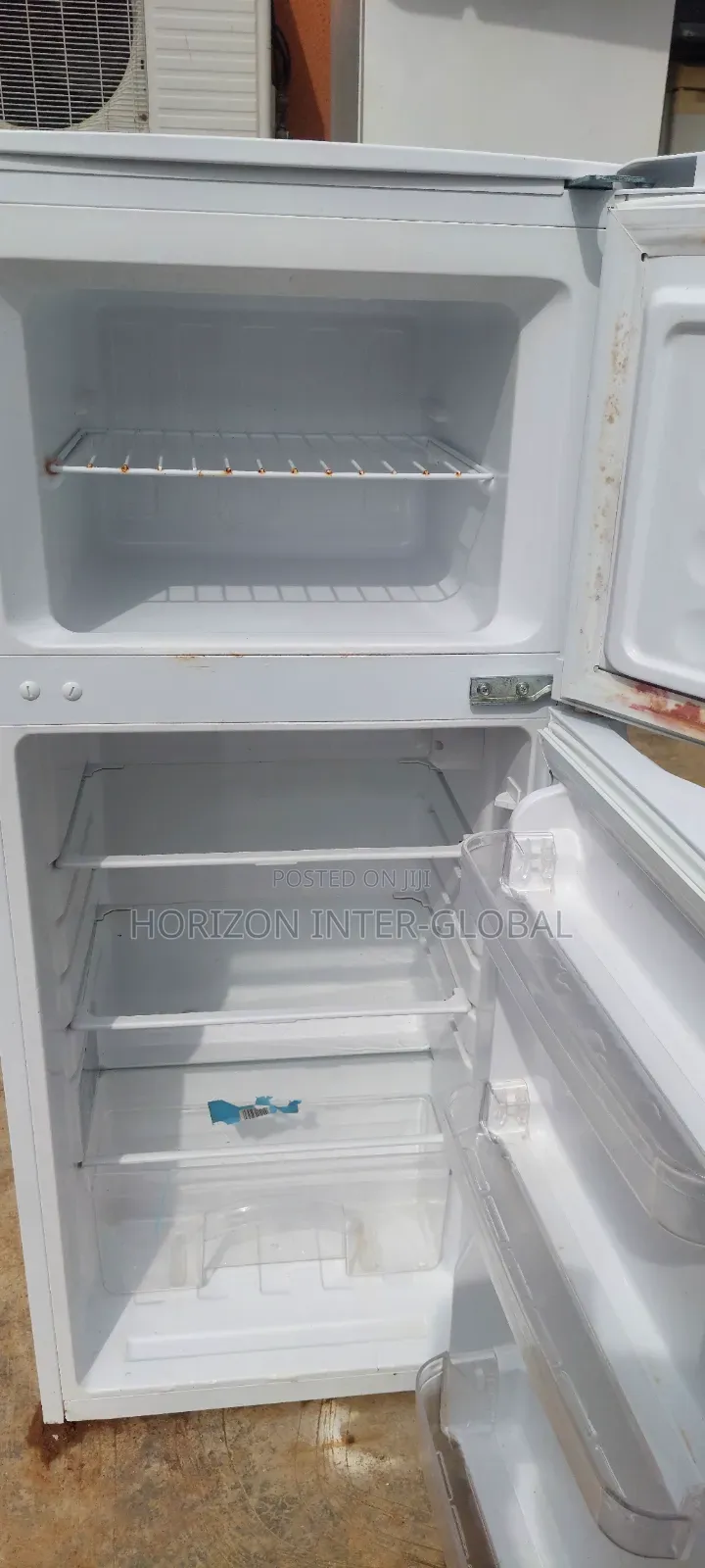 Essentials Portable Double Door Refrigerator