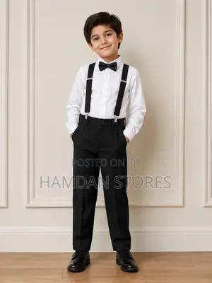Children Shirt, Bow Tie , Trouser and Suspender