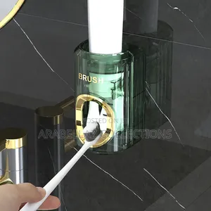Luxury Automatic Wall-Mounted Plastic Automatic Toothpaste Dispenser