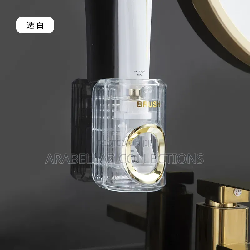 Luxury Automatic Wall-Mounted Plastic Automatic Toothpaste Dispenser