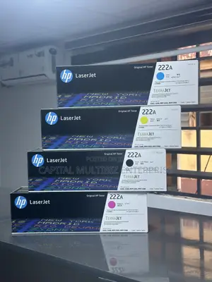 Genuine HP Toner Cartridge 222a BLK / Colors