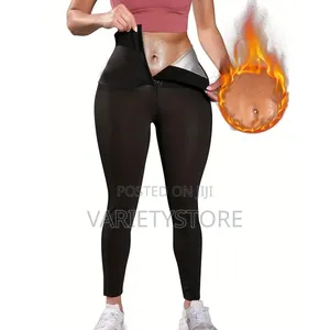 Womens High Waist Weight Loss Sweat Sauna Leggings