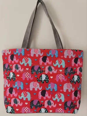 Daily Female Shopping Tote Bag Printed Canvas