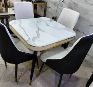 Marble Dining Set 4 Seater