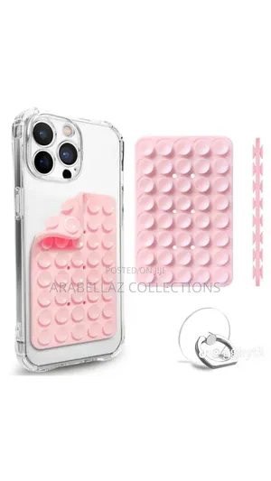 Strong Grip Adhesive Silicone Suction Phone Holder