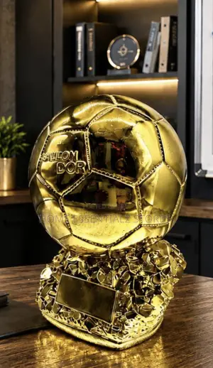 Golden Ballon D’Or Trophy Replica - Luxury Football Ornament