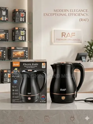 Raf Electric Kettle
2 Litre
Plastic and Stainless