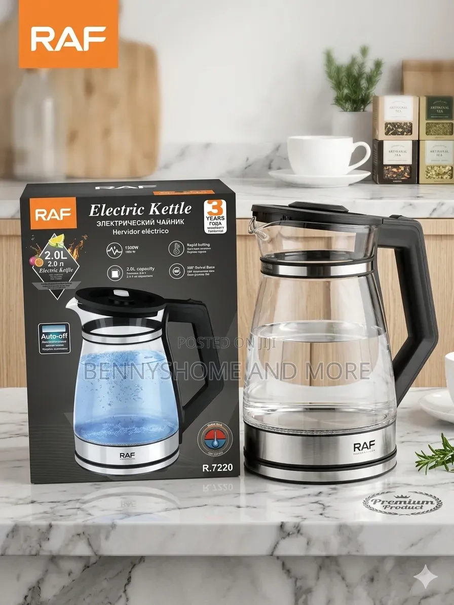 Raf Transparent Electric Kettle