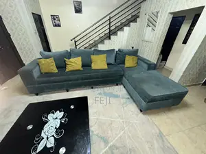 L Shaped Chair Set and Table