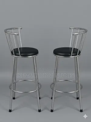 Stainless High Bar Stool