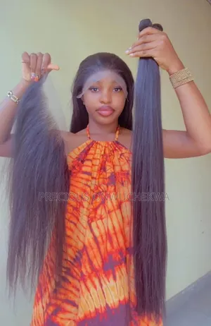 Human Hair Frontal Paired With Blend Ponytail