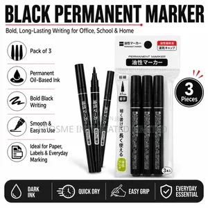 Black Permanent Marker