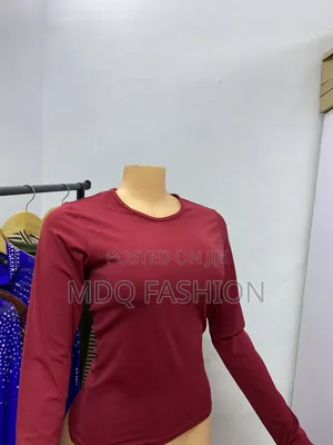 Trendy Vibrant Red Top – Stylish Casual Office Wear
