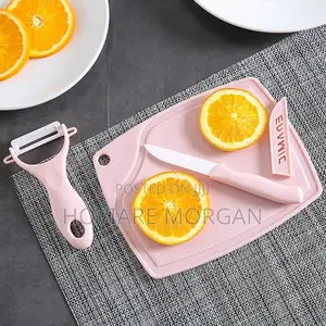 Mini Chopping Board, Peeler, and Mini Knife