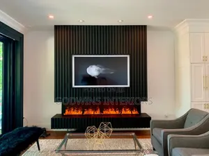Led Water Mist Fireplace 100cm