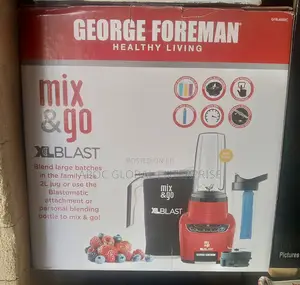 George Foreman Mix Go Xl Blast Blender Smoothie Maker