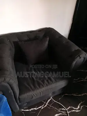 Neatly Used Black Sofa Set (2-Seater + 1-Seater)—Excellent Condition