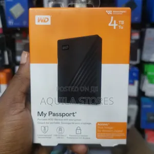 Wd 4tb My Passport Portable HDD