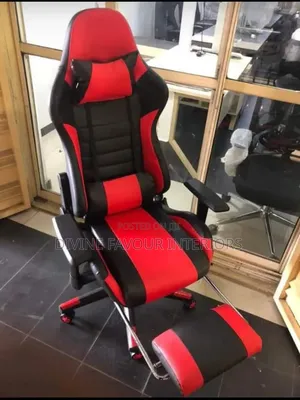 Game Chair Red Black