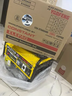 Elepaq Constant Sv6800 Heavy-Duty 4.5kva Generator