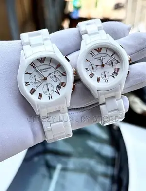Emporio Armani Quality Luxury Men Chain Strap Wristwatch