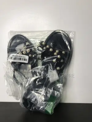 Original Black Rubber Slippers for Ladies