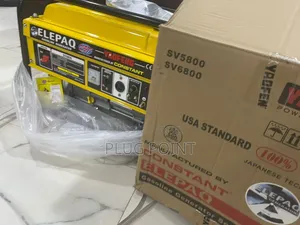 Elepaq Sv6800 Copper Coil Generator for Homes and Offices