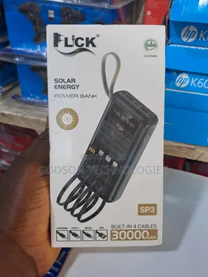 Flick Solar Power Bank 30000mah