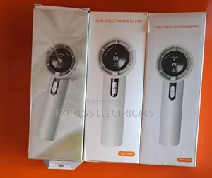 Digital Display High-Speed Handheld Fan - Type C- Portable Mini Fan