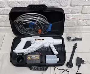 Cordless High-Pressure Washer Kit Powered by a 21v Battery.