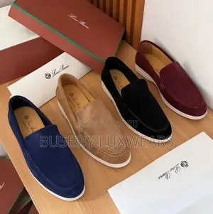 Loro Piana Summer Walk Suede Loafers
