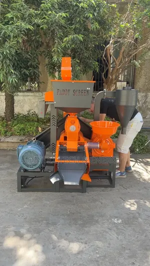 5-in-1 Automatic Rice Milling Machine With Elevator – 600kg/Hr – 11kw
