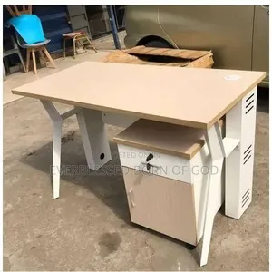 An Office Computer v- Shaped Metal Leg Desk/ Table