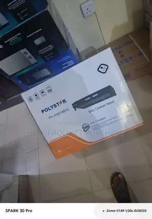 Brand New Polystar 2-in-1 Slim Hood Pv-Jy6015bvc for Odor-Free Cooking