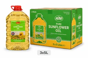 KTC Pure Sunflower Oil 3x5l