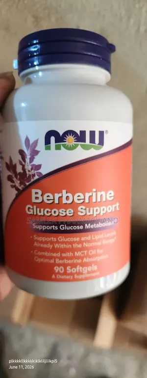 Now Berberine Glucose Support, Combined With MCT Oil - 90 Softgels