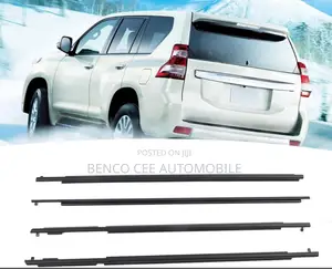 Original Door Glass Chrome for Toyota Prado 2010 to 2020