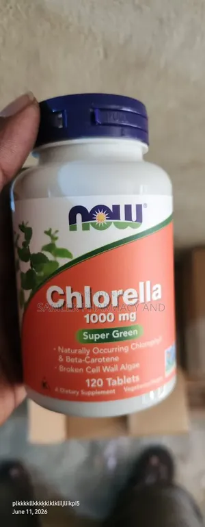 Now Chlorella 1000mg (Super Green)- 120tablets
