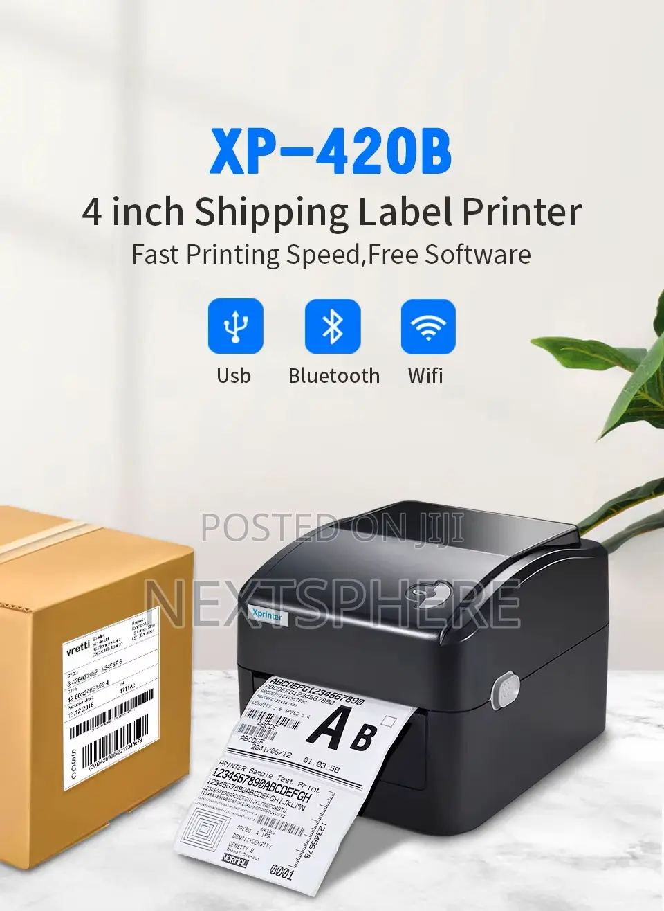 Barcode Printer Xp-420b - 4 Inch Xprinter Thermal Barcode Printer