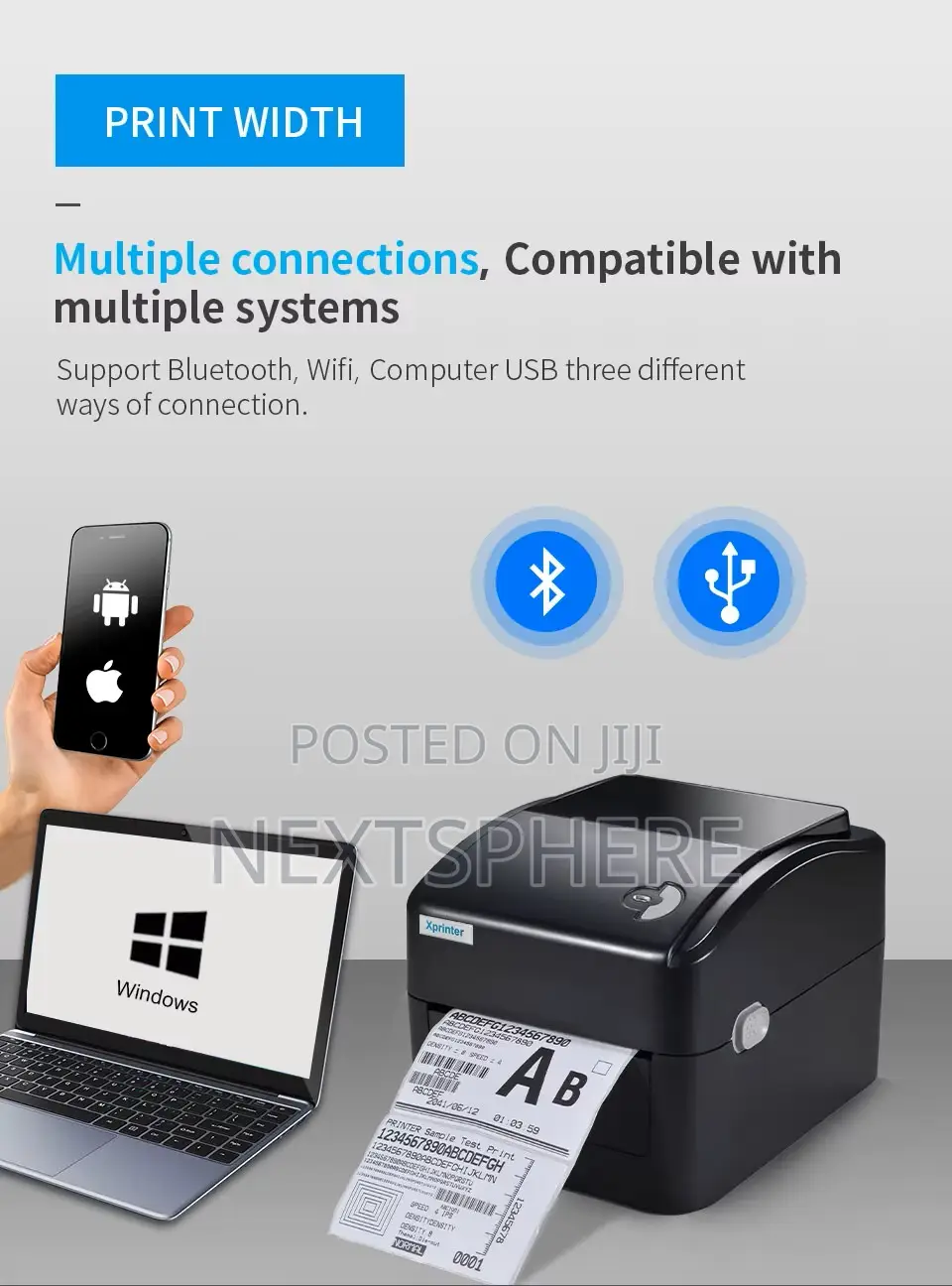 Barcode Printer Xp-420b - 4 Inch Xprinter Thermal Barcode Printer