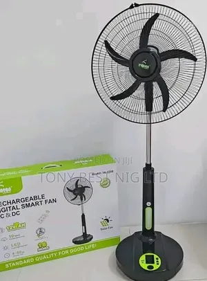 Iwin Quality Solar Rechargeable Fan 18"Inches