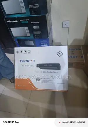 Pv-Jy6015bvc Polystar Slim Cooker Hood Brand New 60cm