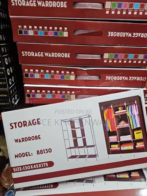 3 Partition Quality Storage Wardrobe