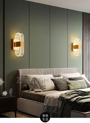 Led Simple Modern Design (Black and Gold)