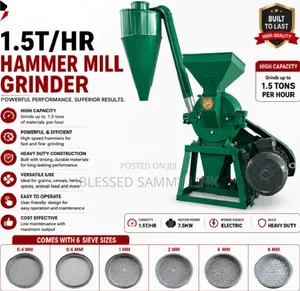 Pluvator Hammer Mill Grander 1.5t /Hr